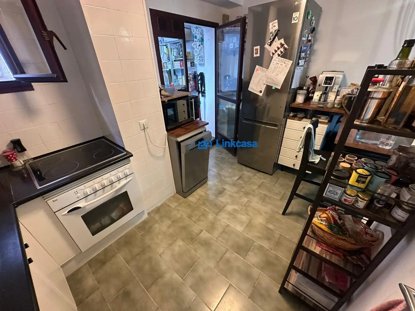 Kitchen of Flat for sale in Madrid  with Heating, Terrace and Balcony