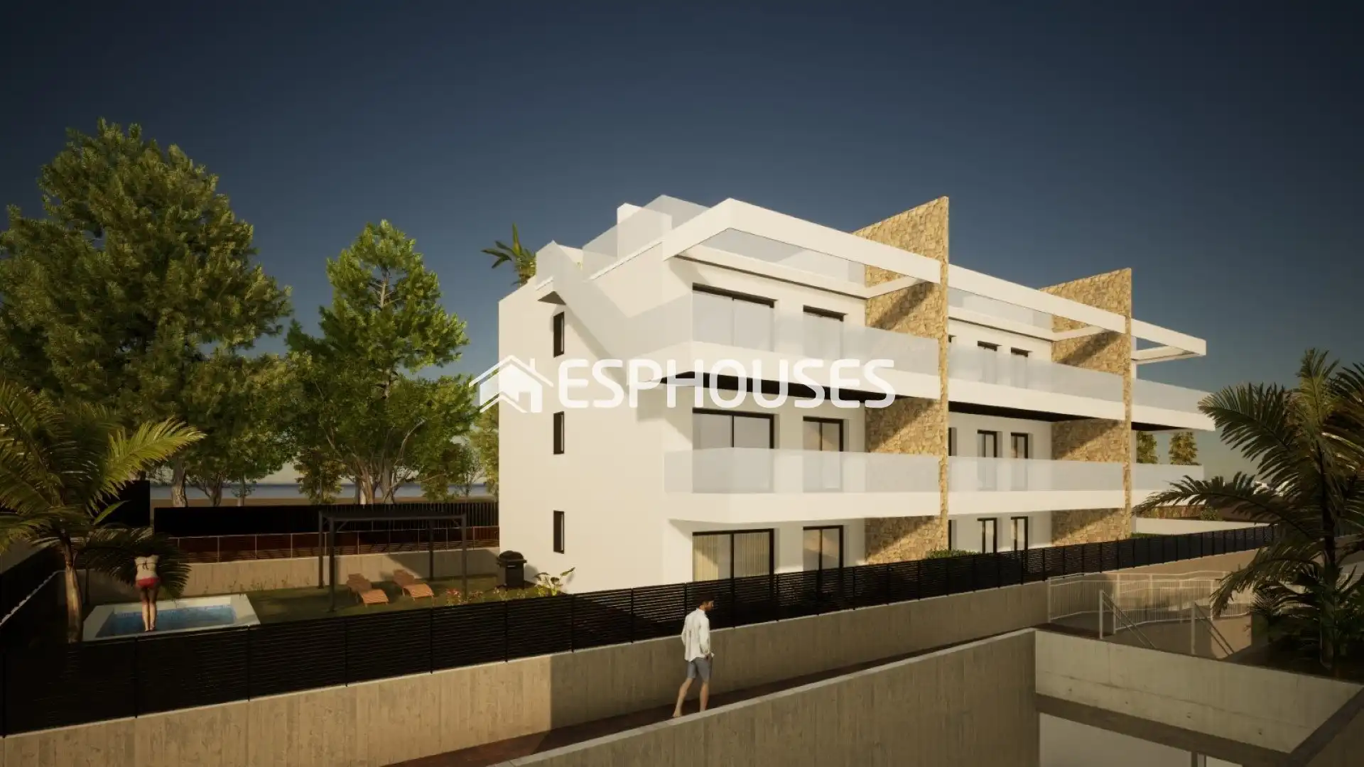 Exterior view of Ground floor for sale in La Nucia  with Air Conditioner, Swimming Pool and Community pool