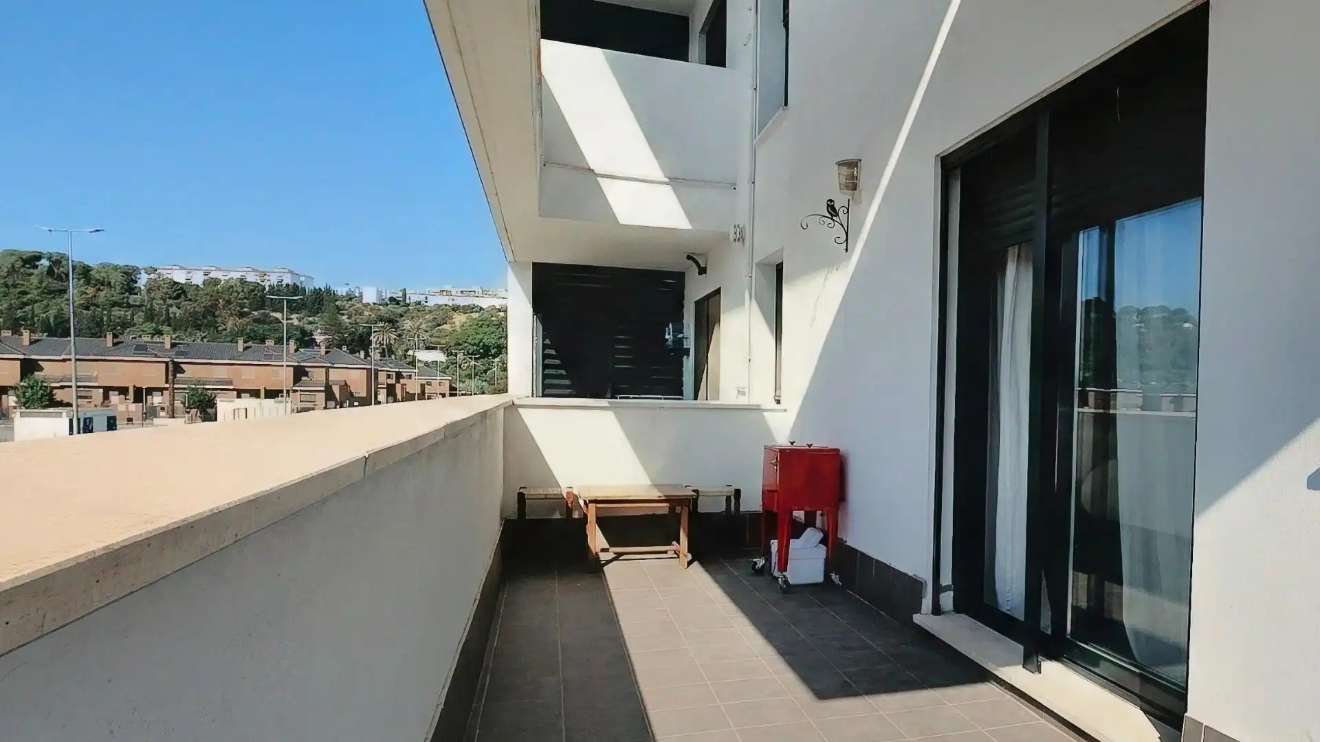 Terrassa de Pis en venda en San Juan de Aznalfarache amb Aire condicionat, Jardí privat i Parquet