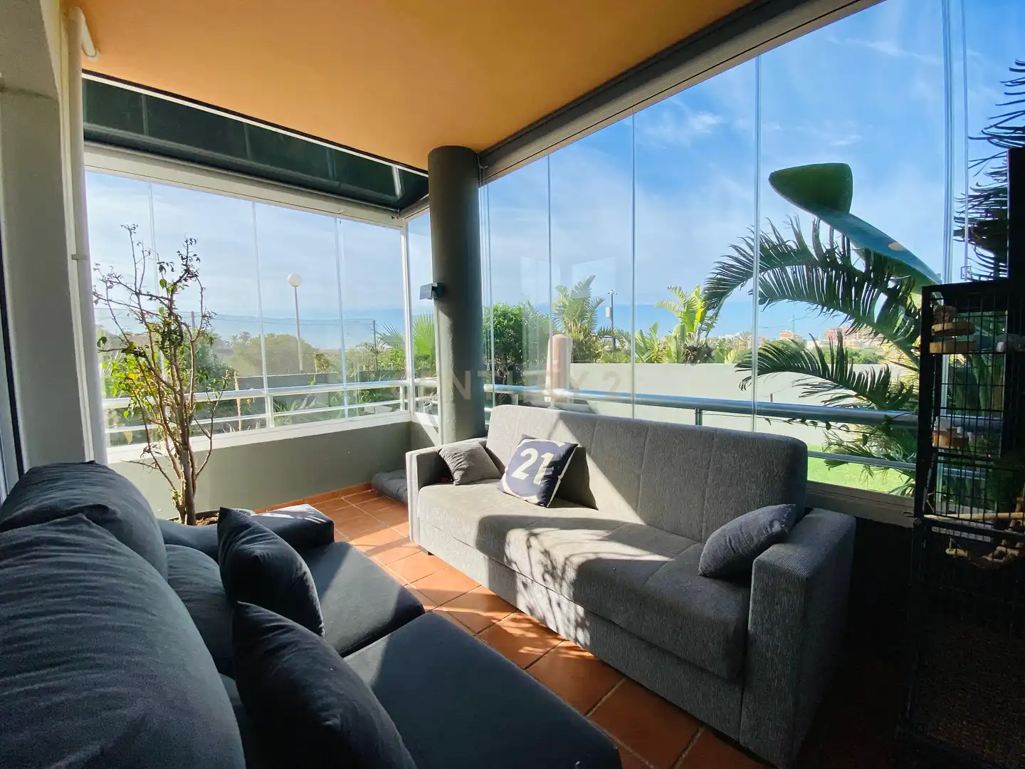 Terraza de Apartamento en venta en El Ejido con Jardín privado