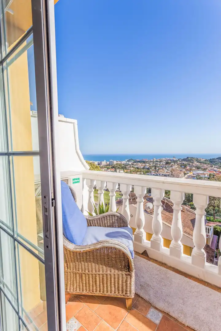 Balcony of Detached homes for sale in Benalmádena  with Air Conditioner, Heating and Private garden