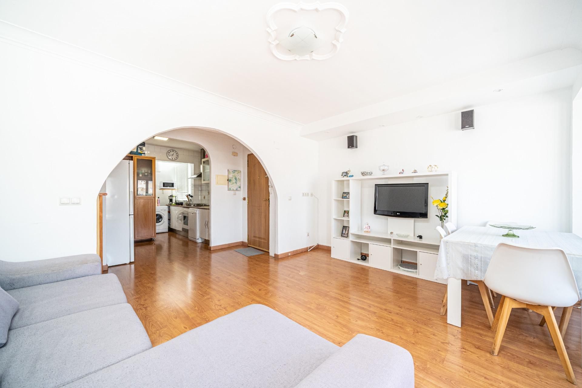 Sala de estar de Piso en venta en  Palma de Mallorca con Aire acondicionado, Parquet y Terraza