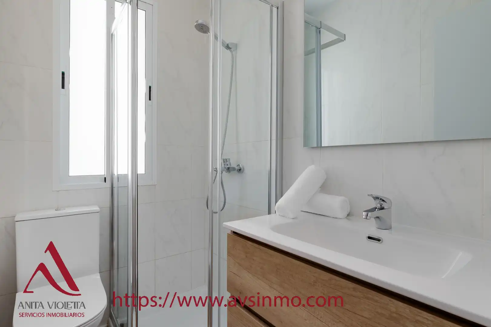 Bathroom of Apartments for rent in Pilar de la Horadada  with Air Conditioner, Heating and Terrace