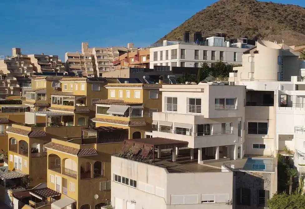 Vista exterior de Casa o xalet en venda en Águilas amb Aire condicionat, Calefacció i Jardí privat