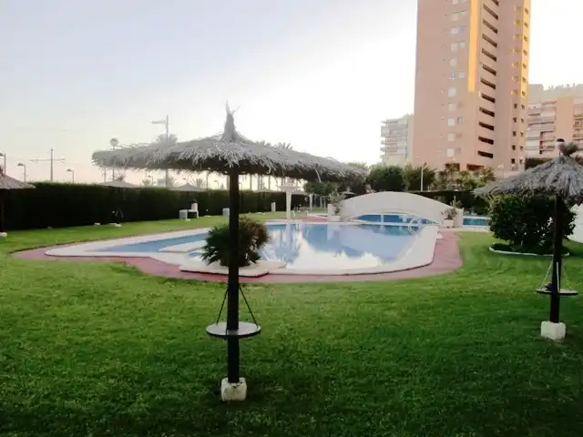 Piscina de Apartamento de alquiler en El Campello con Terraza, Piscina y Amueblado