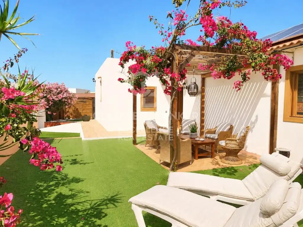 Terraza de Casa o chalet en venta en La Oliva con Jardín privado, Terraza y Horno