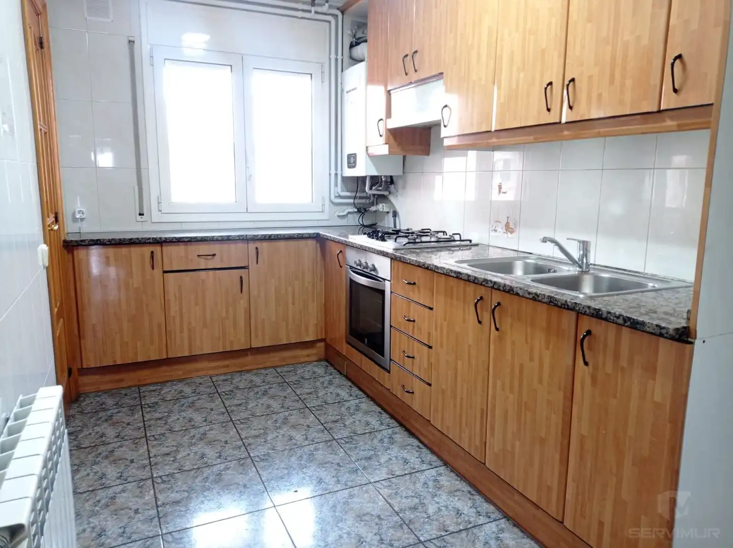Kitchen of Flat for sale in Torelló  with Heating, Terrace and Storage room