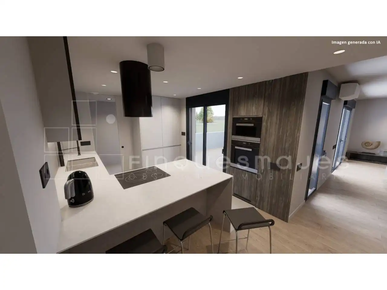 Cocina de Casa o chalet en venta en Castellbell i el Vilar con Aire acondicionado, Parquet y Terraza