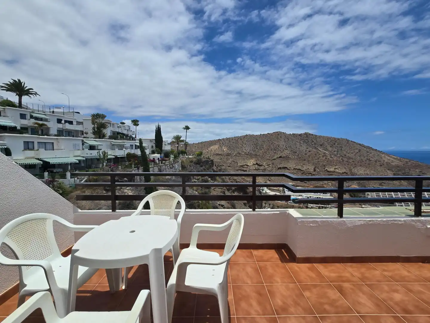 Terrace of Apartments for rent in Mogán  with Furnished, Balcony and Community pool