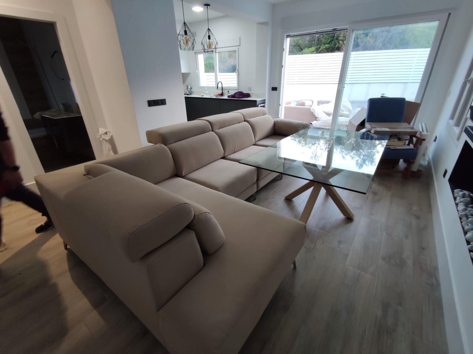 Sala d'estar de Casa o xalet de lloguer en  Huelva Capital amb Aire condicionat, Calefacció i Moblat