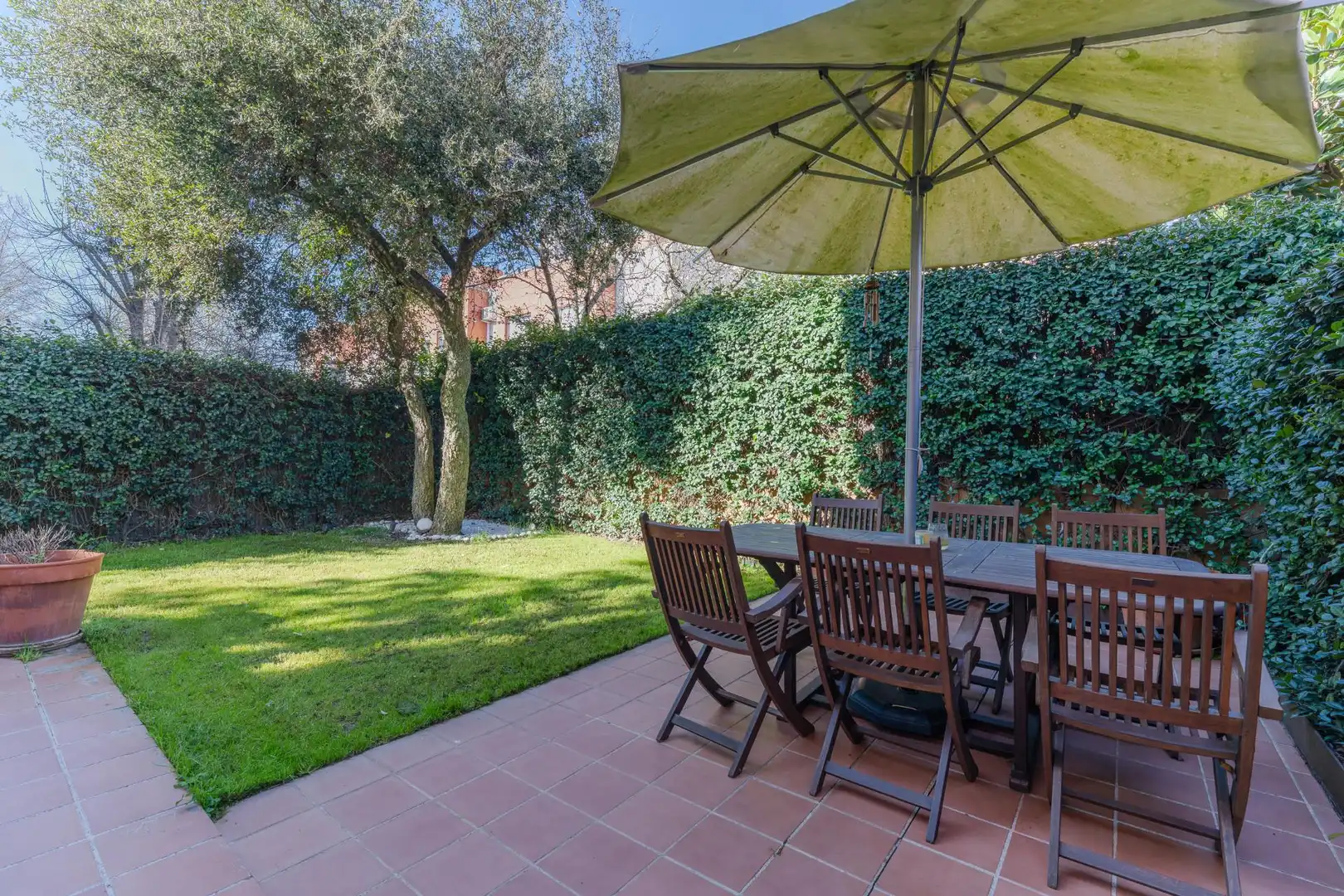 Jardín de Casa adosada en venta en Fornells de la Selva con Aire acondicionado, Calefacción y Jardín privado