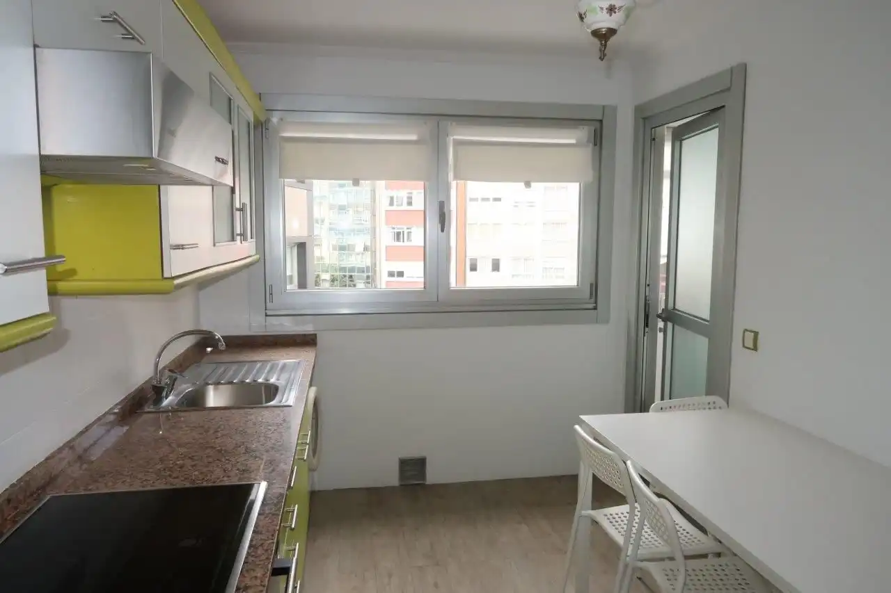 Kitchen of Flat for rent in A Coruña Capital   with Heating and Furnished