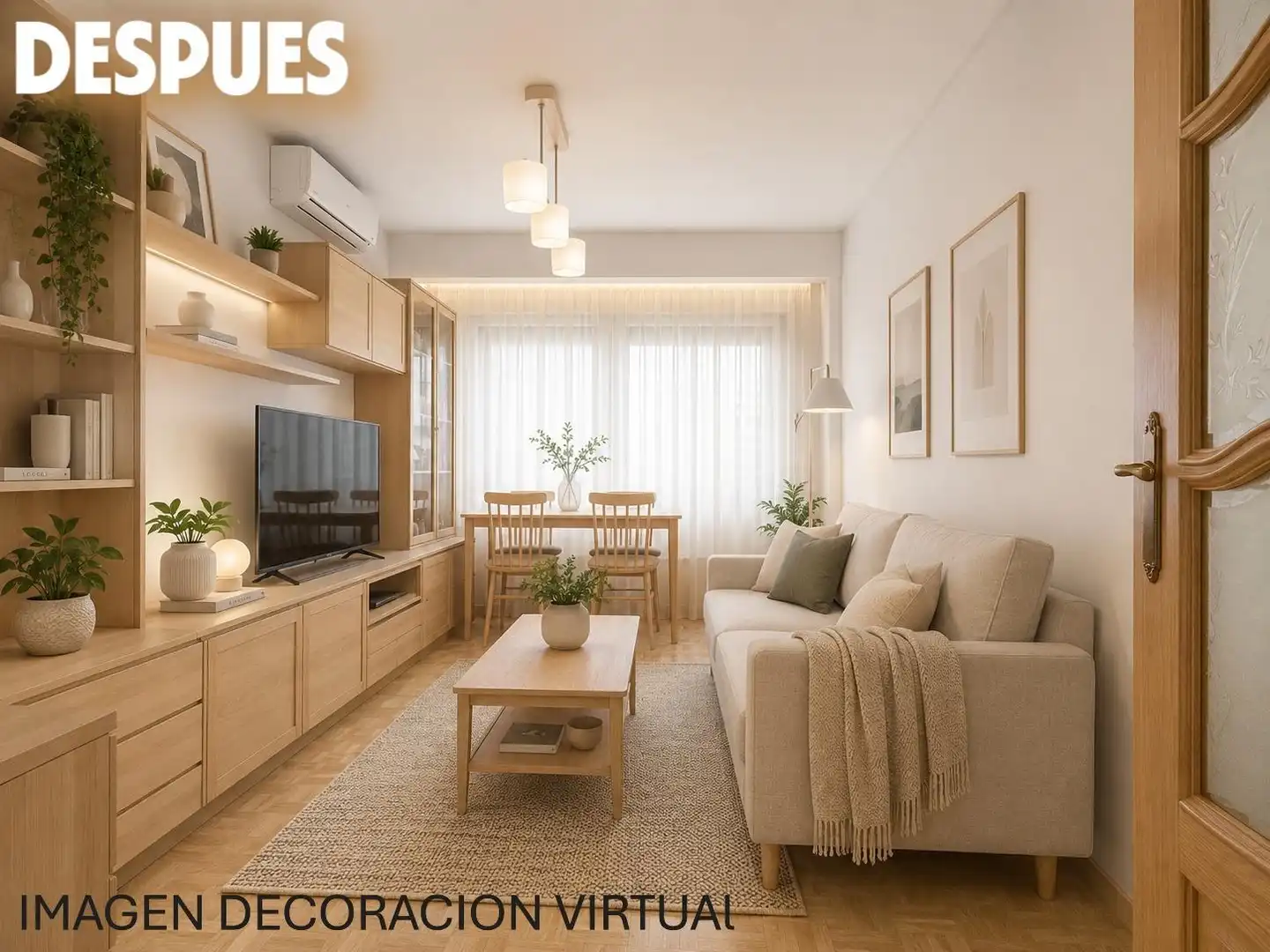 Sala de estar de Piso en venta en Madrid con Aire acondicionado, Calefacción y Parquet