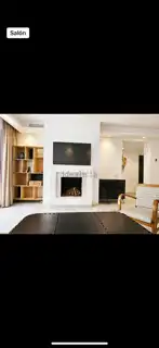 Sala de estar de Piso de alquiler en Estepona con Aire acondicionado, Terraza y Amueblado