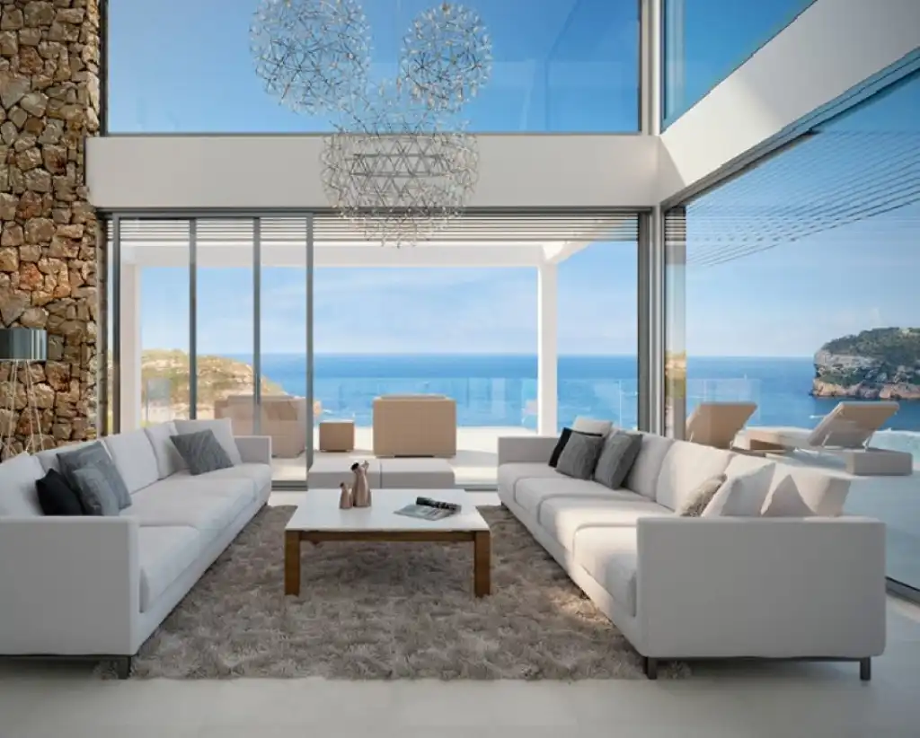 Sala de estar de Casa o chalet en venta en Jávea / Xàbia con Aire acondicionado, Trastero y Jacuzzi