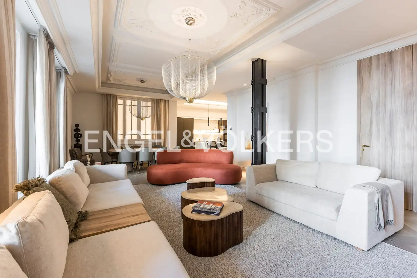Sala de estar de Apartamento de alquiler en Rivas-Vaciamadrid con Aire acondicionado, Calefacción y Amueblado