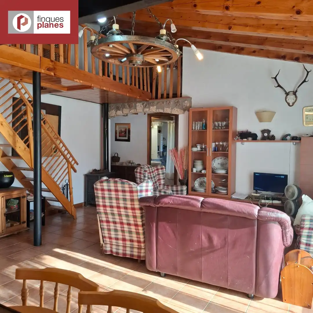 Living room of Houses for sale in Cabó  with Private garden and Furnished