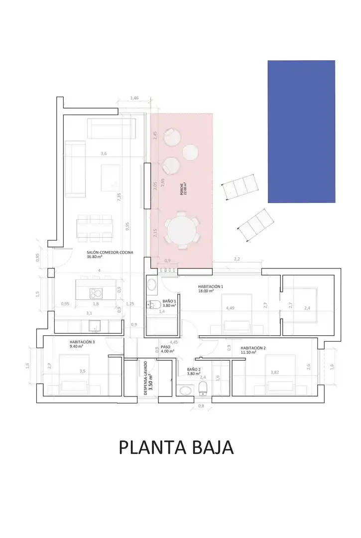 Xalet amb piscina en venda a Monforte del Cid, imagen 9