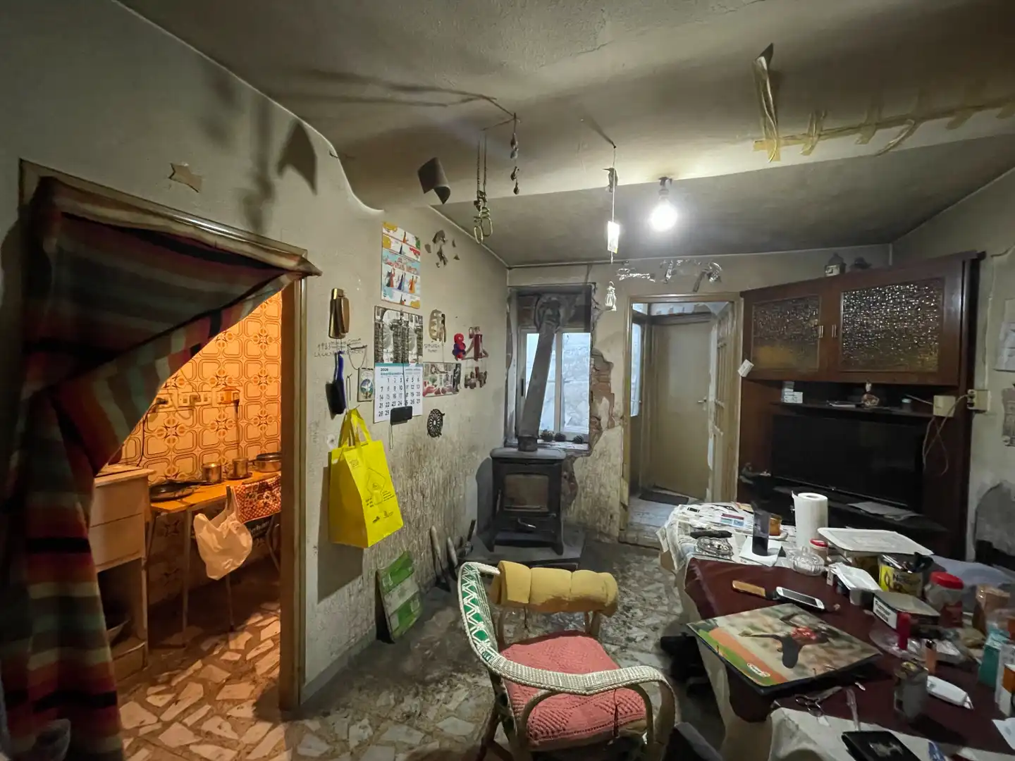Sala d'estar de Finca rústica en venda en Bernardos amb Terrassa i Moblat