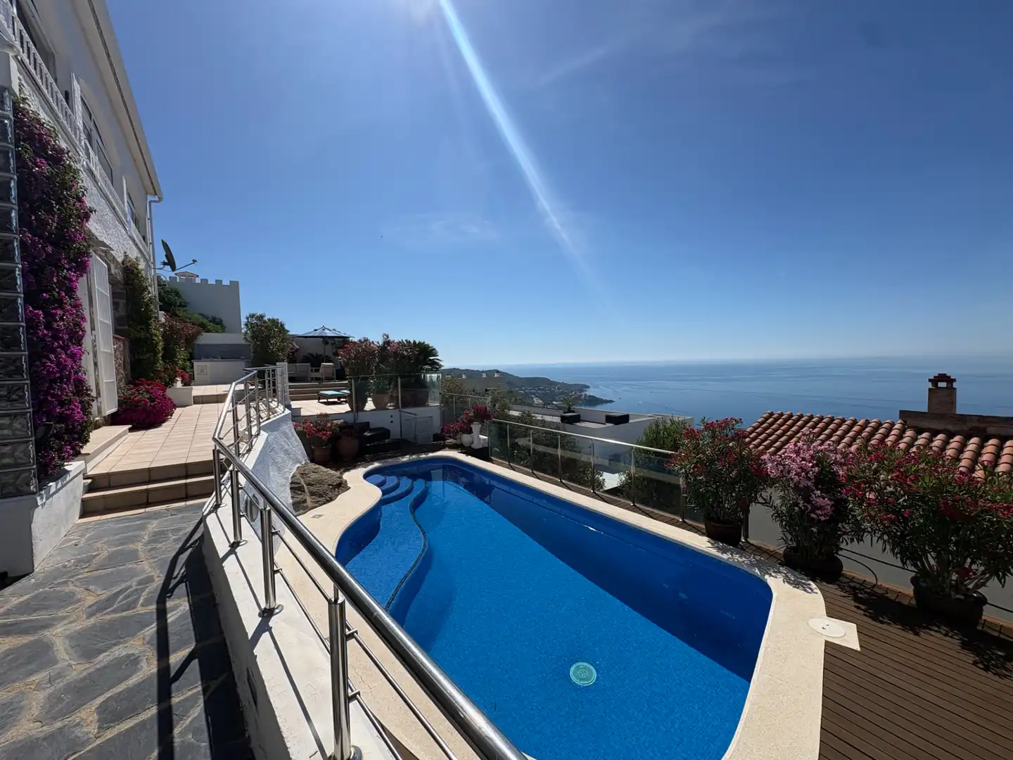 Piscina de Casa o xalet en venda en Roses amb Aire condicionat, Calefacció i Jardí privat