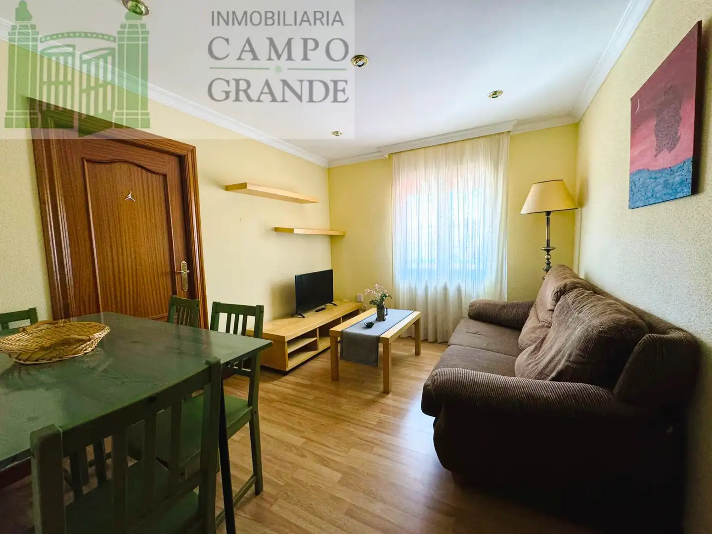 Exterior view of Flat for rent in Palencia  with Heating, Parquet flooring and Furnished