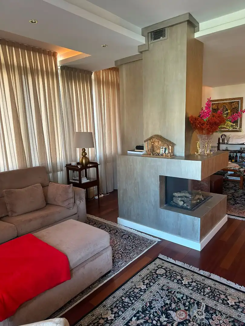 Sala de estar de Piso en venta en Barcelona con Aire acondicionado, Parquet y Terraza