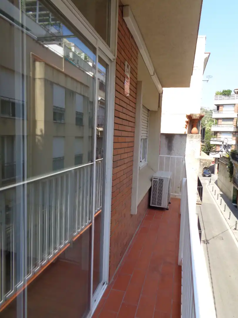 Terraza de Piso de alquiler en Barcelona con Lavadora y Balcón