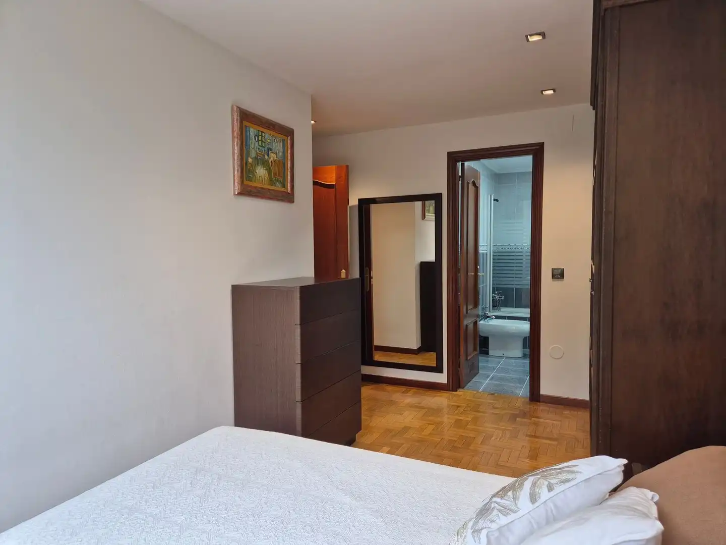 Schlafzimmer von Wohnung zum Verkauf in Gijón  mit Heizung, Abstellraum und Schwimmbad