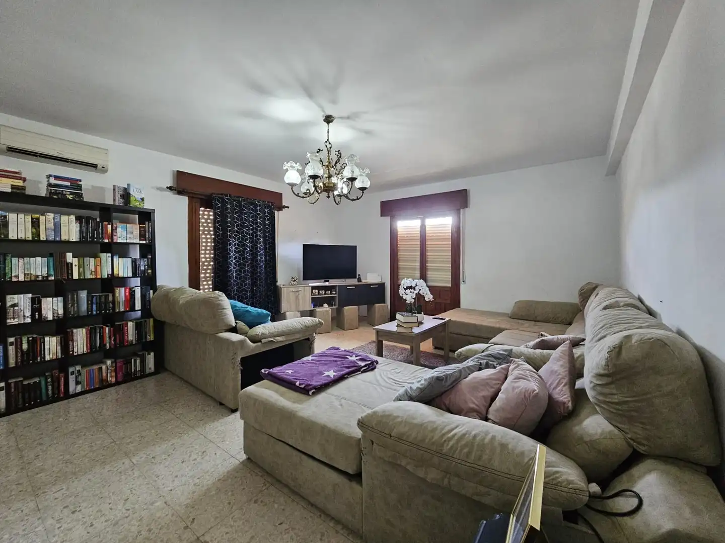 Sala de estar de Finca rústica en venta en Antequera con Aire acondicionado, Calefacción y Amueblado
