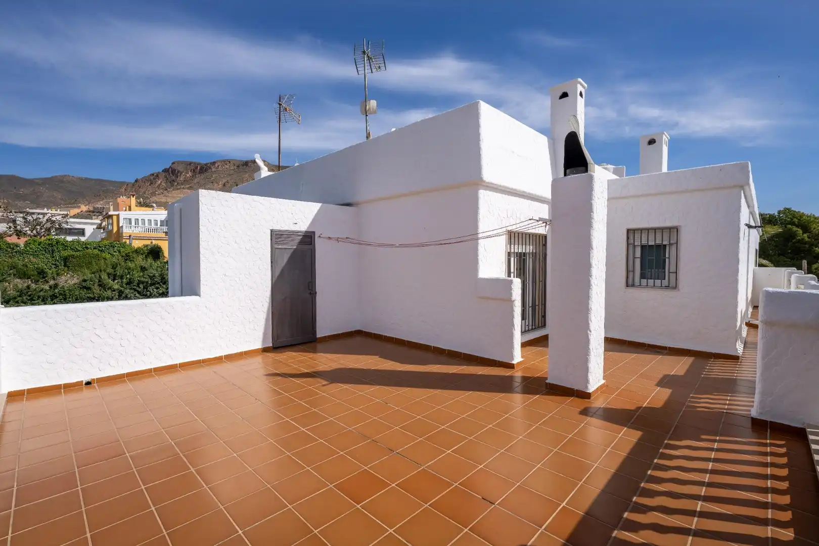 Terraza de Casa o chalet en venta en Roquetas de Mar con Aire acondicionado, Calefacción y Jardín privado