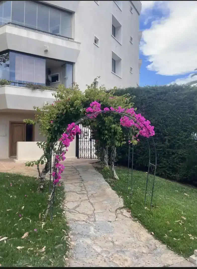 Jardín de Apartamento en venta en Estepona con Aire acondicionado y Piscina