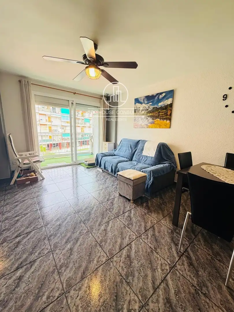 Wohnzimmer von Wohnung zum Verkauf in Sant Andreu de Llavaneres mit Heizung, Terrasse und Schwimmbad