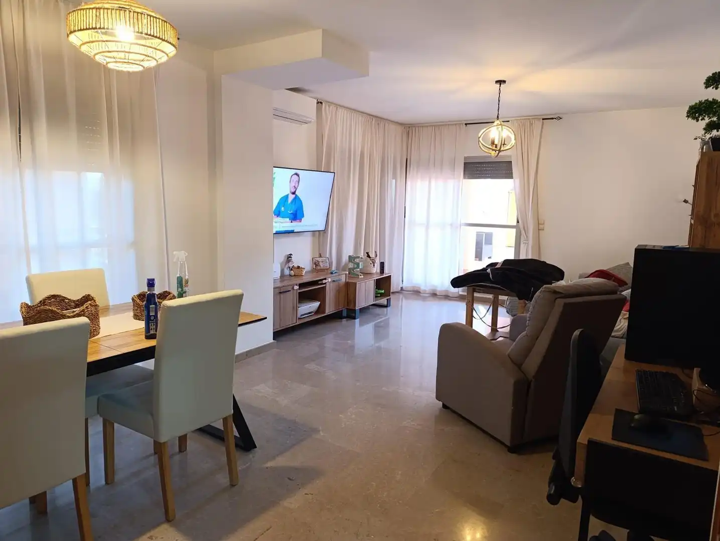Sala de estar de Ático en venta en Lorca con Terraza