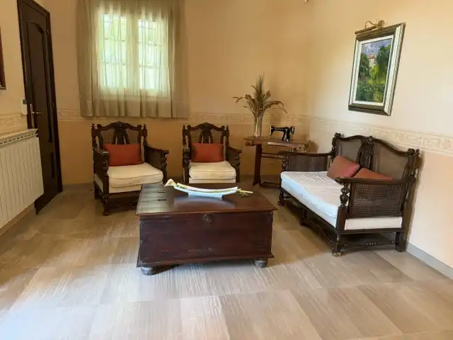 Sala d'estar de Casa o xalet en venda en Riudoms amb Calefacció i Terrassa