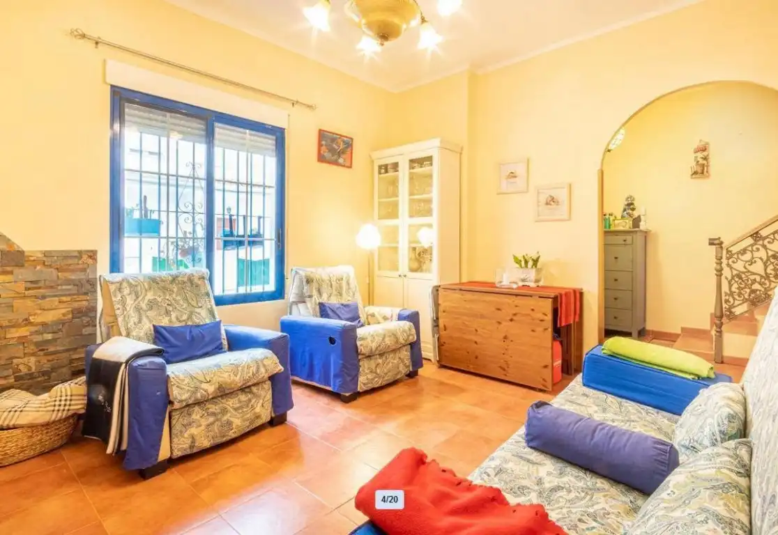Sala de estar de Casa adosada en venta en Altea