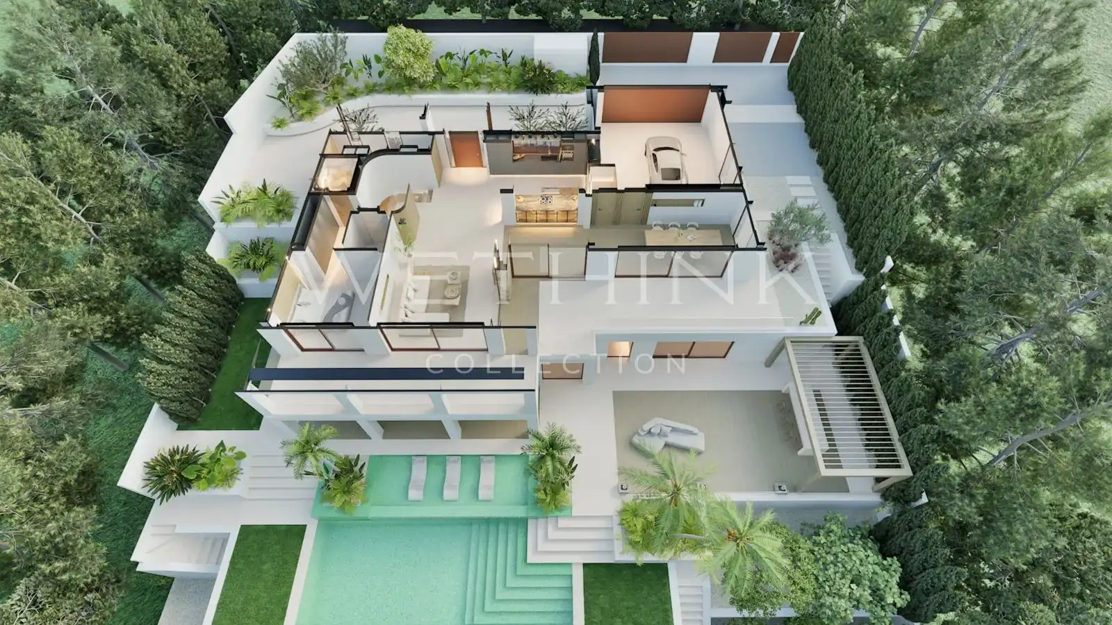 Jardín de Casa o chalet en venta en Altea con Aire acondicionado, Jardín privado y Terraza