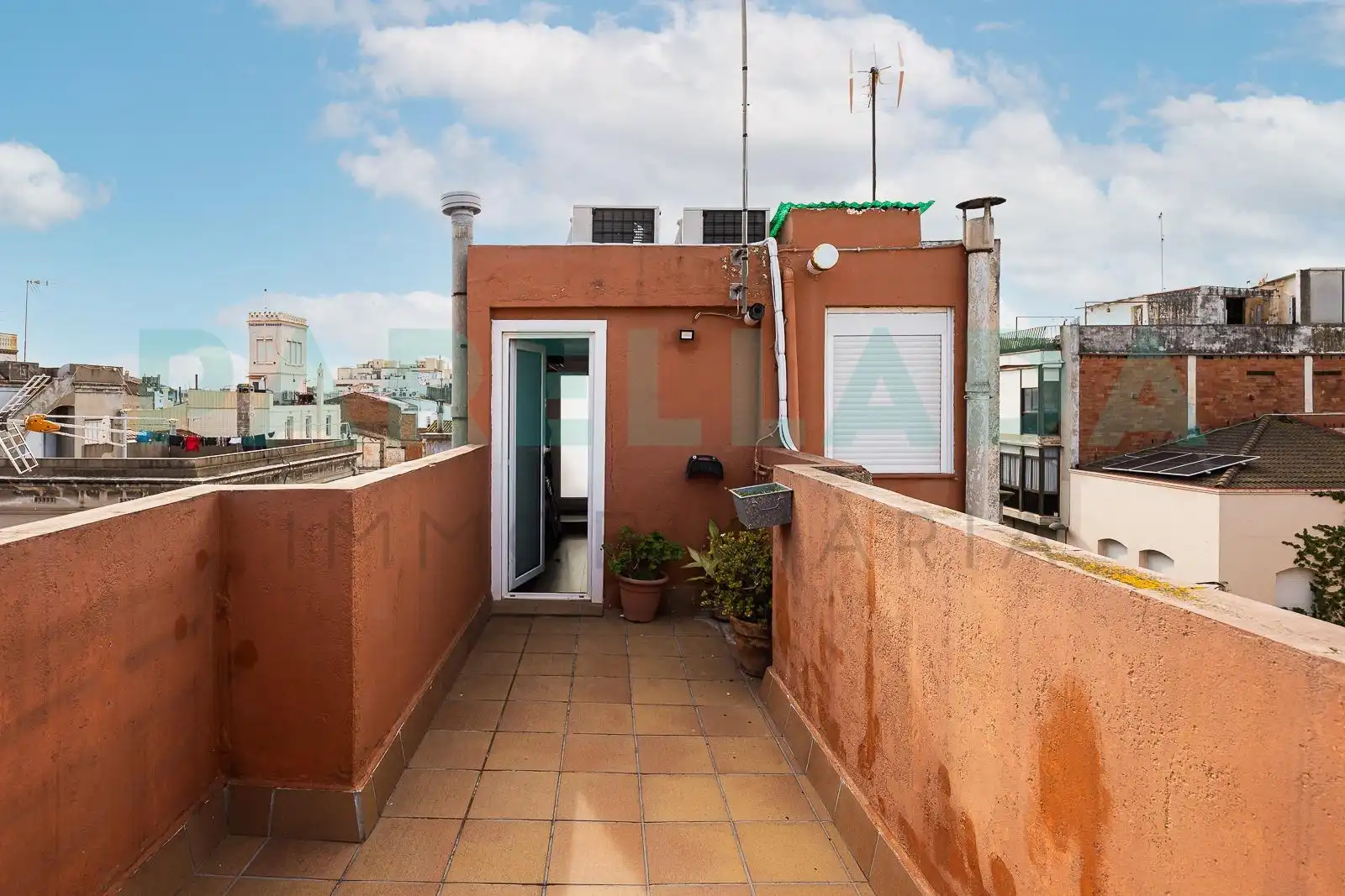 Terrassa de Dúplex en venda en Badalona amb Aire condicionat, Calefacció i Parquet