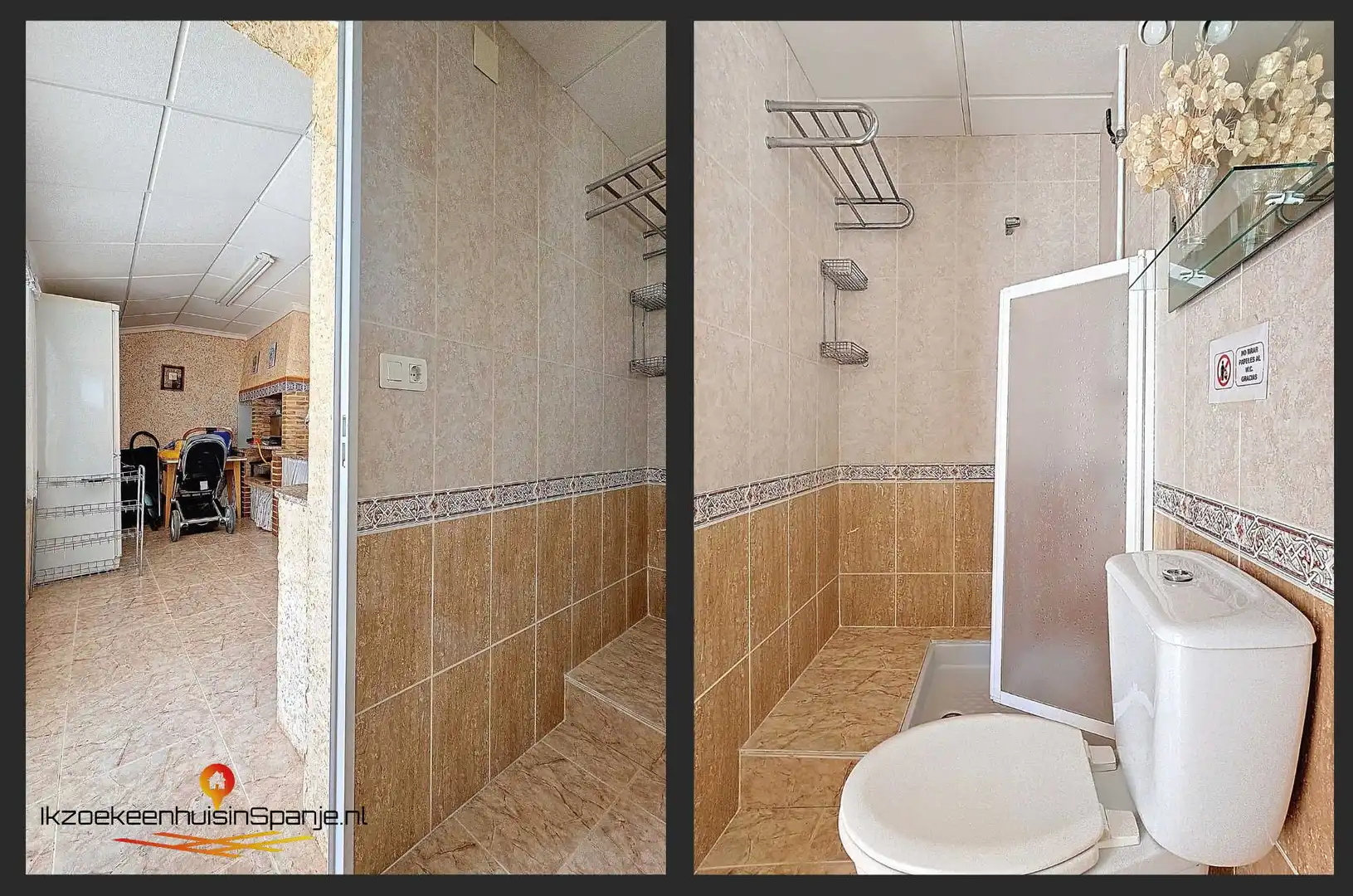Bathroom of Houses for sale in Caudete  with Terrace