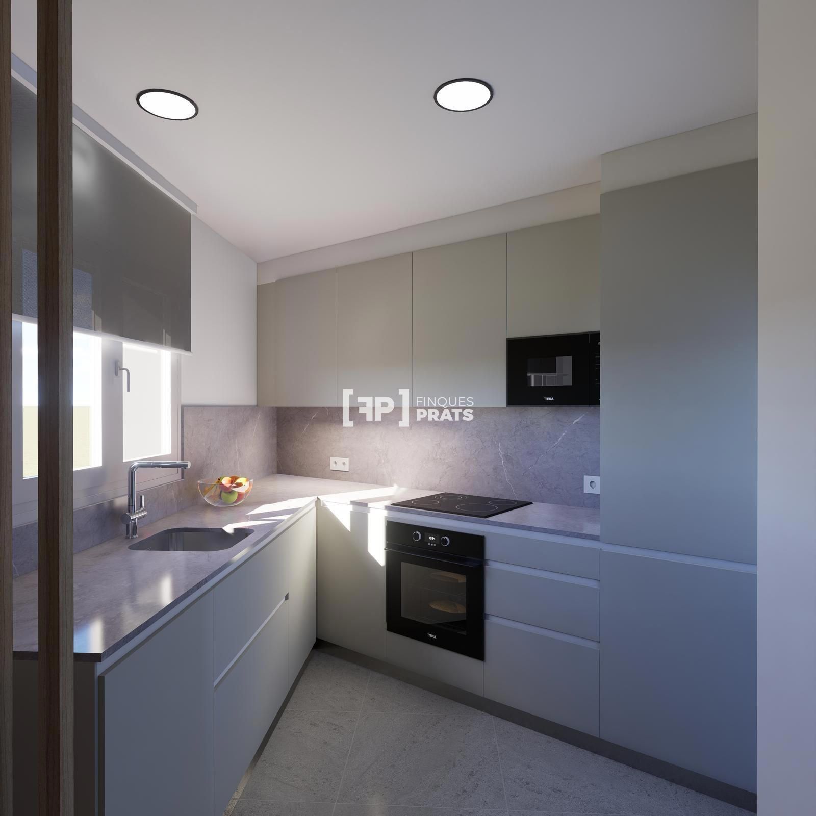 Kitchen of Flat for sale in  Lleida Capital  with Heating