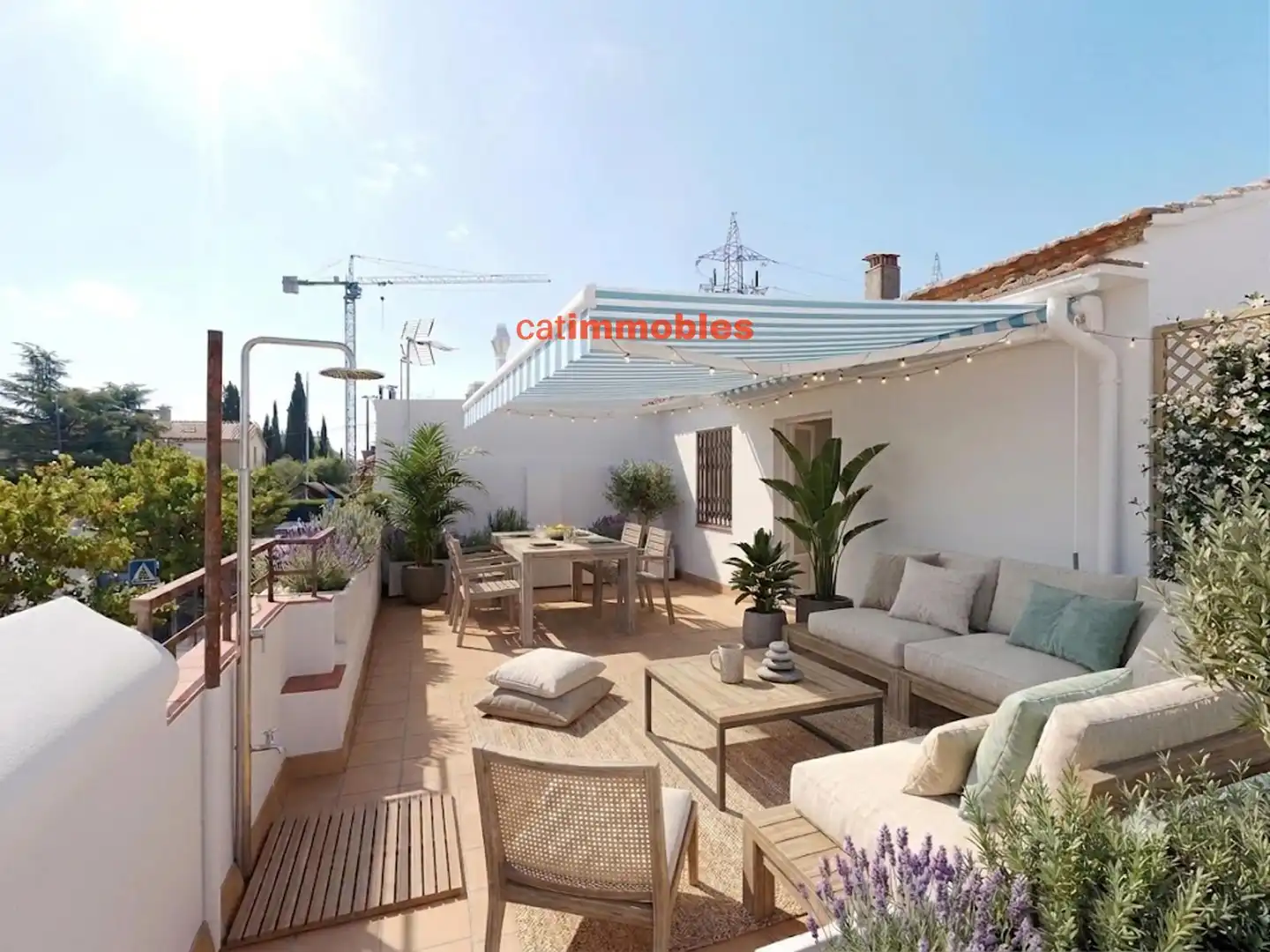 Terrace of Flat for sale in Sant Cugat del Vallès  with Heating and Terrace