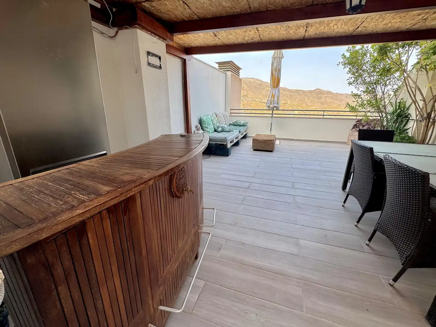 Terrace of Flat for sale in Vícar  with Air Conditioner, Private garden and Terrace