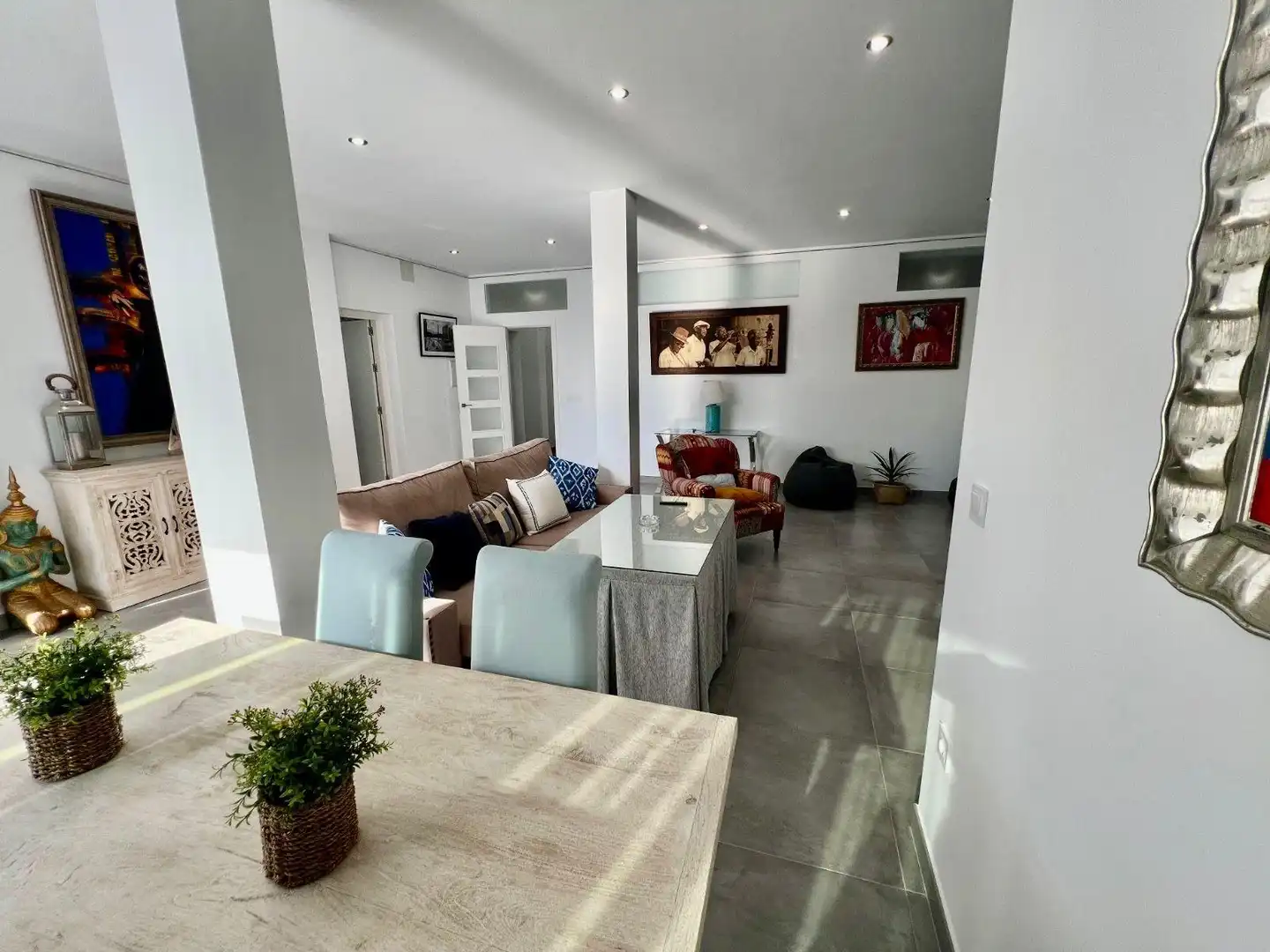 Living room of Houses for rent in Almonte  with Air Conditioner, Private garden and Terrace