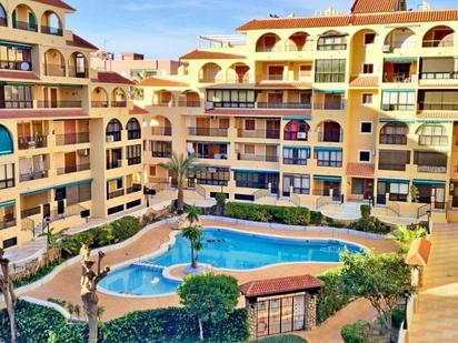 Exterior view of Study for sale in Torrevieja  with Air Conditioner, Terrace and Balcony