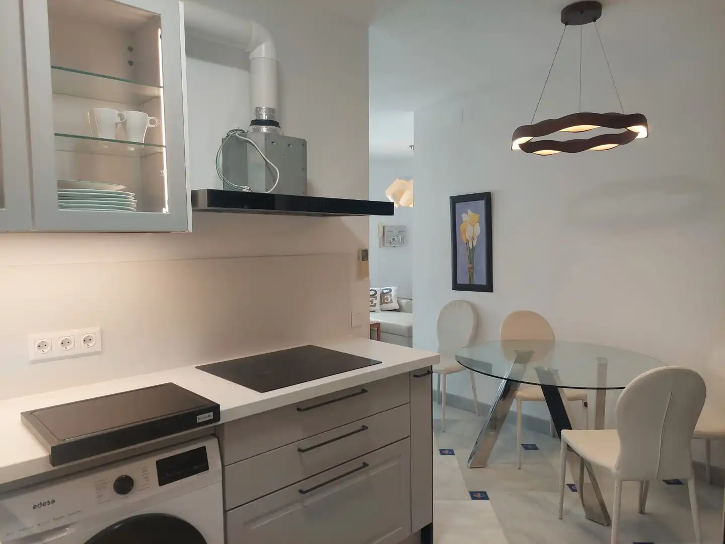 Cuina de Apartament de lloguer en Córdoba amb Aire condicionat, Calefacció i Moblat