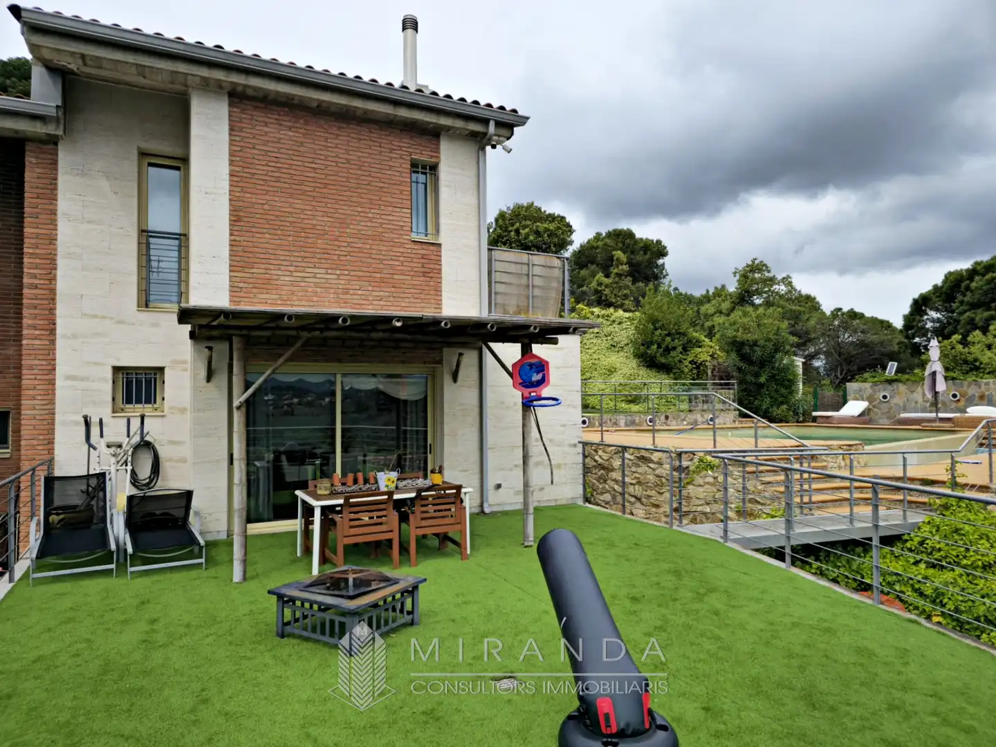 Jardín de Casa o chalet en venta en Vallromanes con Aire acondicionado, Calefacción y Jardín privado
