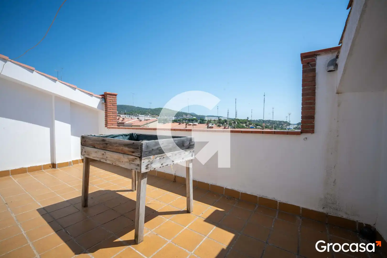 Terraza de Casa adosada en venta en Mataró con Aire acondicionado, Calefacción y Jardín privado