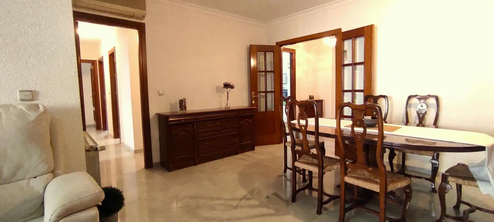 Comedor de Apartamento de alquiler en Málaga con Jardín privado