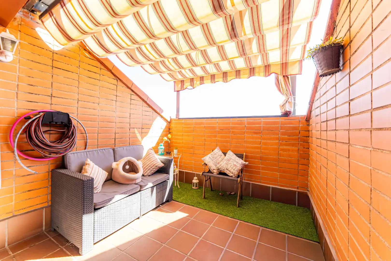 Terrasse von Dachboden zum Verkauf in Arroyomolinos (Madrid) mit Heizung, Parkett und Terrasse