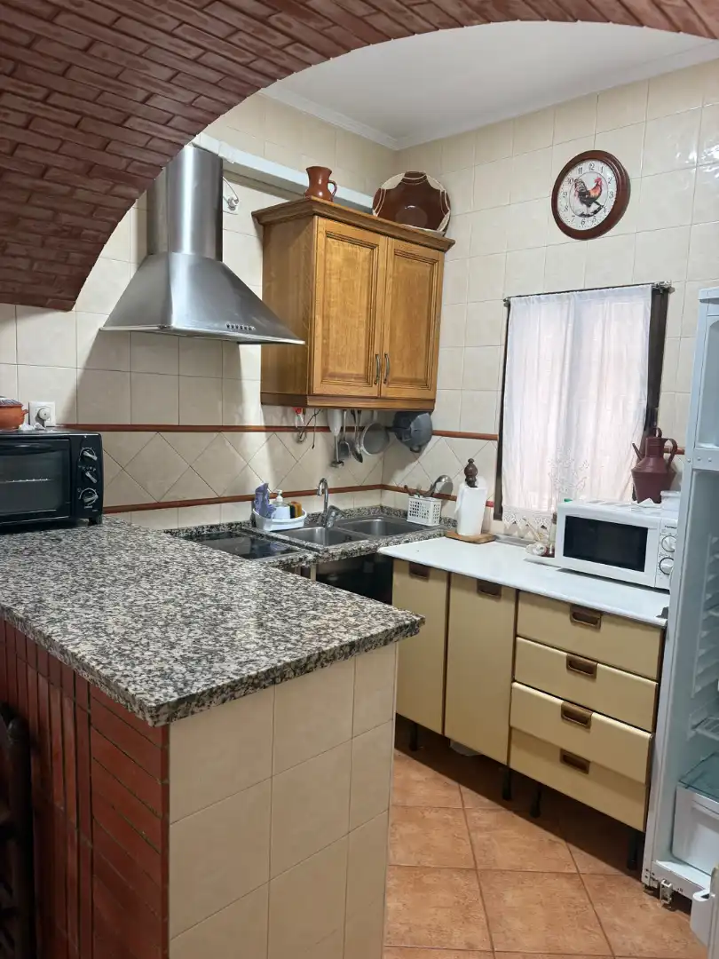 Cocina de Finca rústica en venta en Badajoz con Aire acondicionado, Calefacción y Jardín privado
