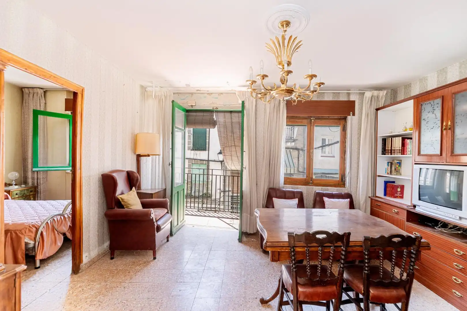 Sala d'estar de Pis en venda en Tornavacas amb Jardí privat, Traster i Balcó